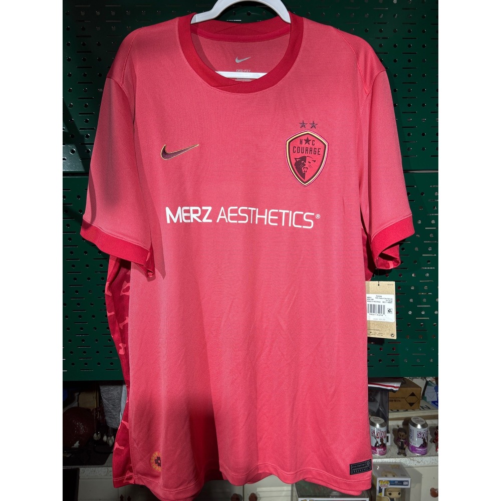 Nike NC Courage NWSL Stadium Jersey Pink Shaw 19 Mens XXL